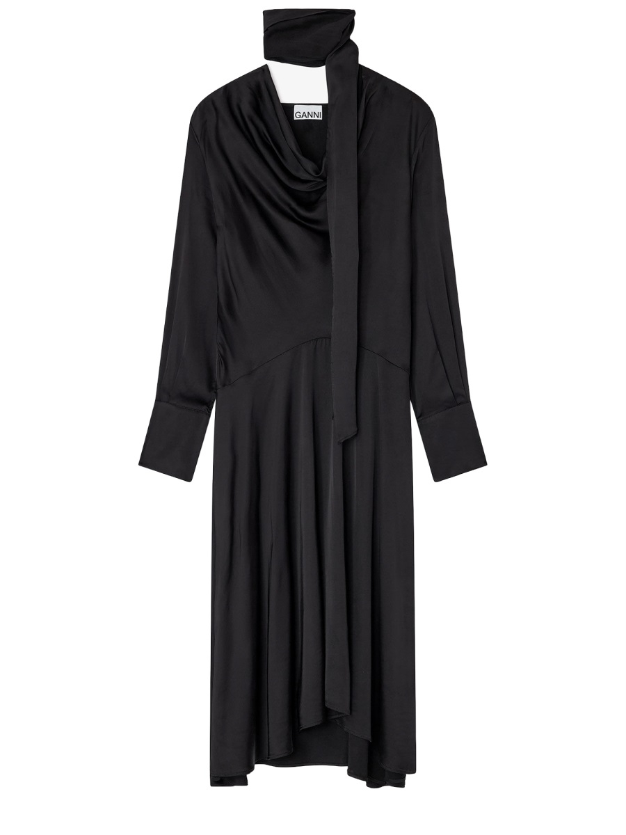 [GANNI] Long sleeve dress FW25 W0860_099