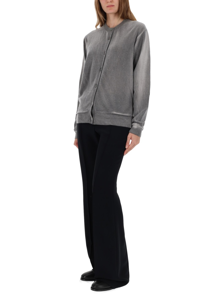 [Our Legacy] Cardigan FW25 W4253DG_GREYSPRAYDYECHERUBWOOL