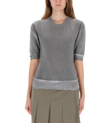 [Our Legacy] T-shirts Short Sleeve FW25 W4253DGS_GREYSPRAYDYECHERUBWOOL