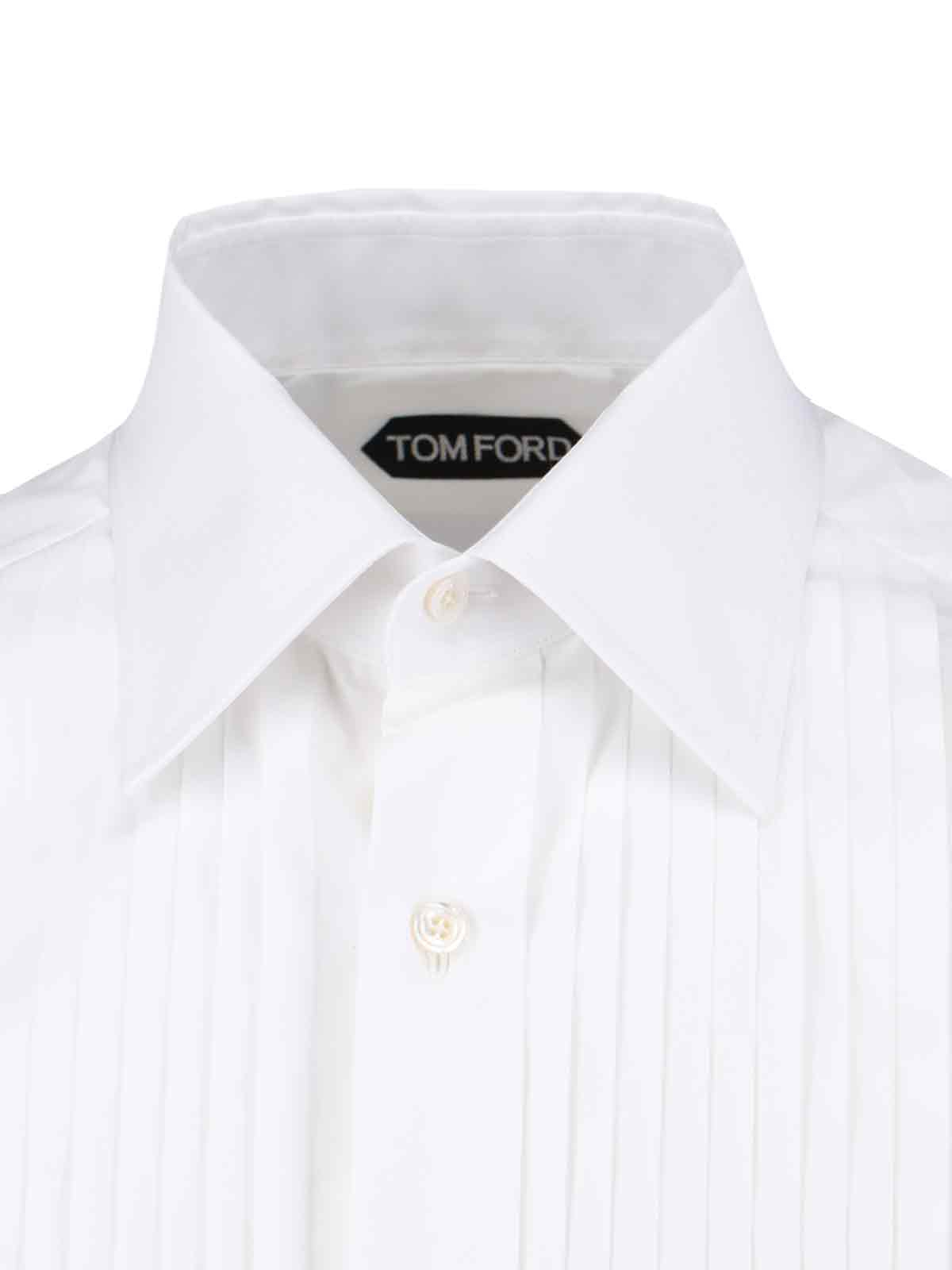 [Tom Ford] Shirts Long Sleeve FW26 HFCO01 CGS11WAA