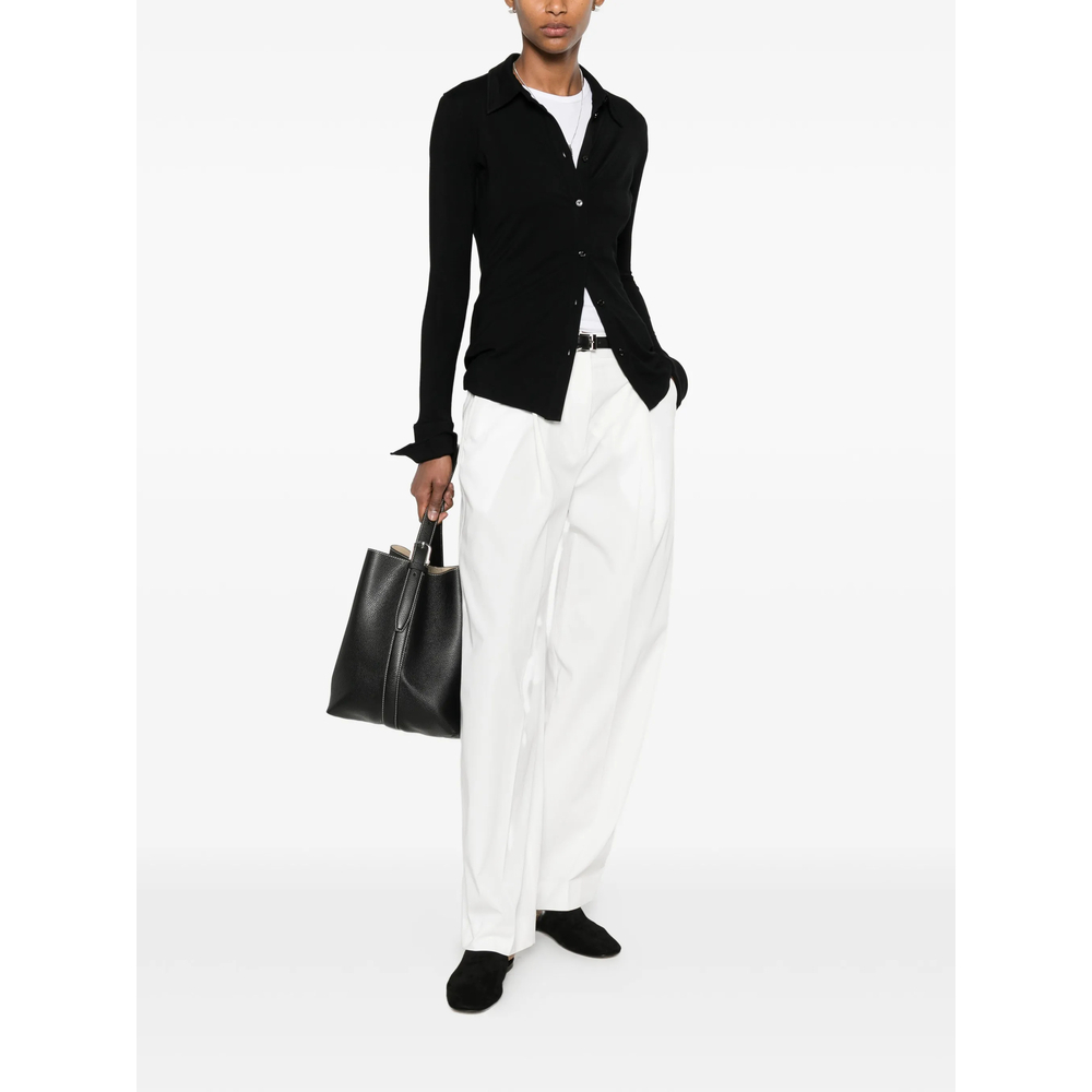 [TOTEME] Trousers FW26 263-WRB0417 FB0490-047 WHITE