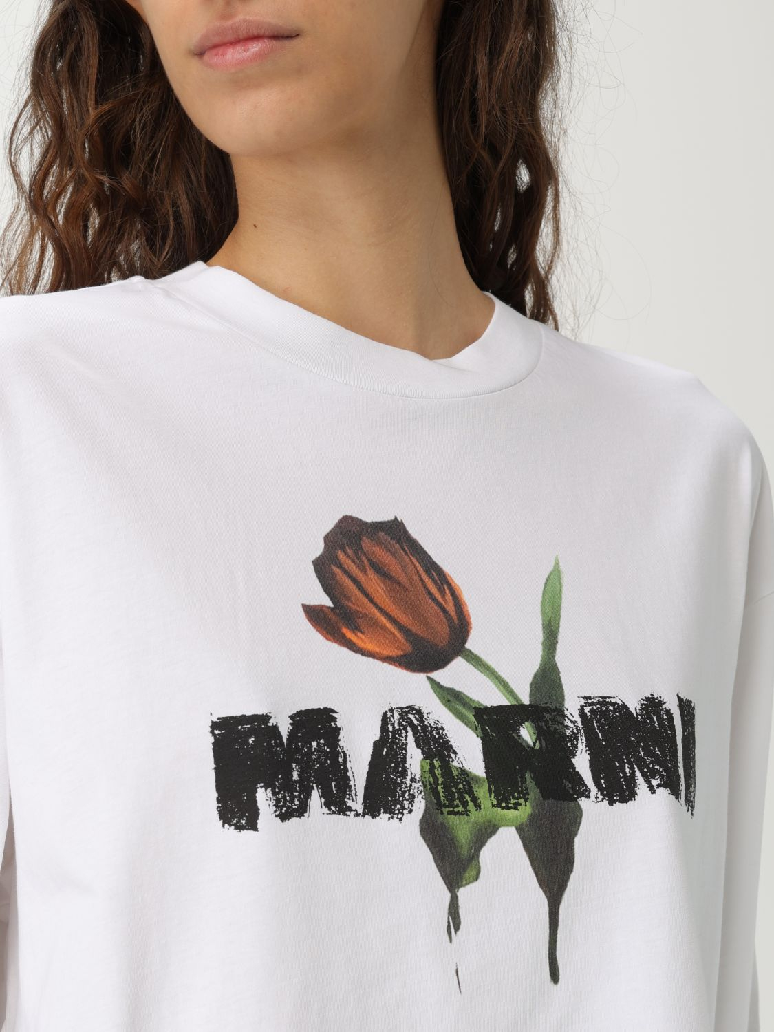 [Marni] T-shirts Short Sleeve FW25 THJET49P18USCY31 LOW01