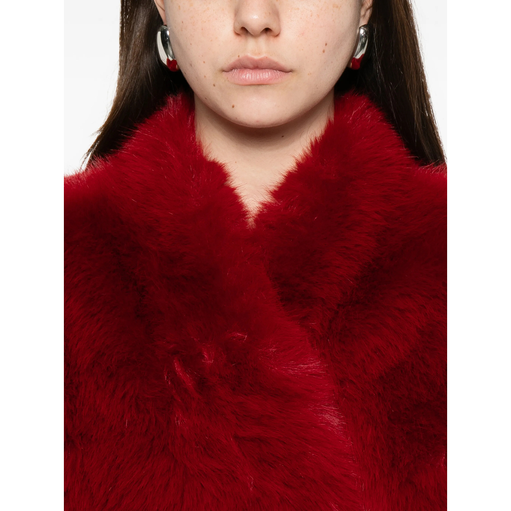 [THE FRANKIE SHOP] Leather Jacket SS26 DESTINY  RED