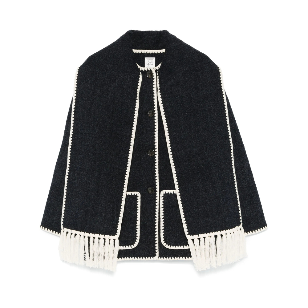 [TOTEME] Jacket SS26 244-WRO918 FB0292-083 DKGRM