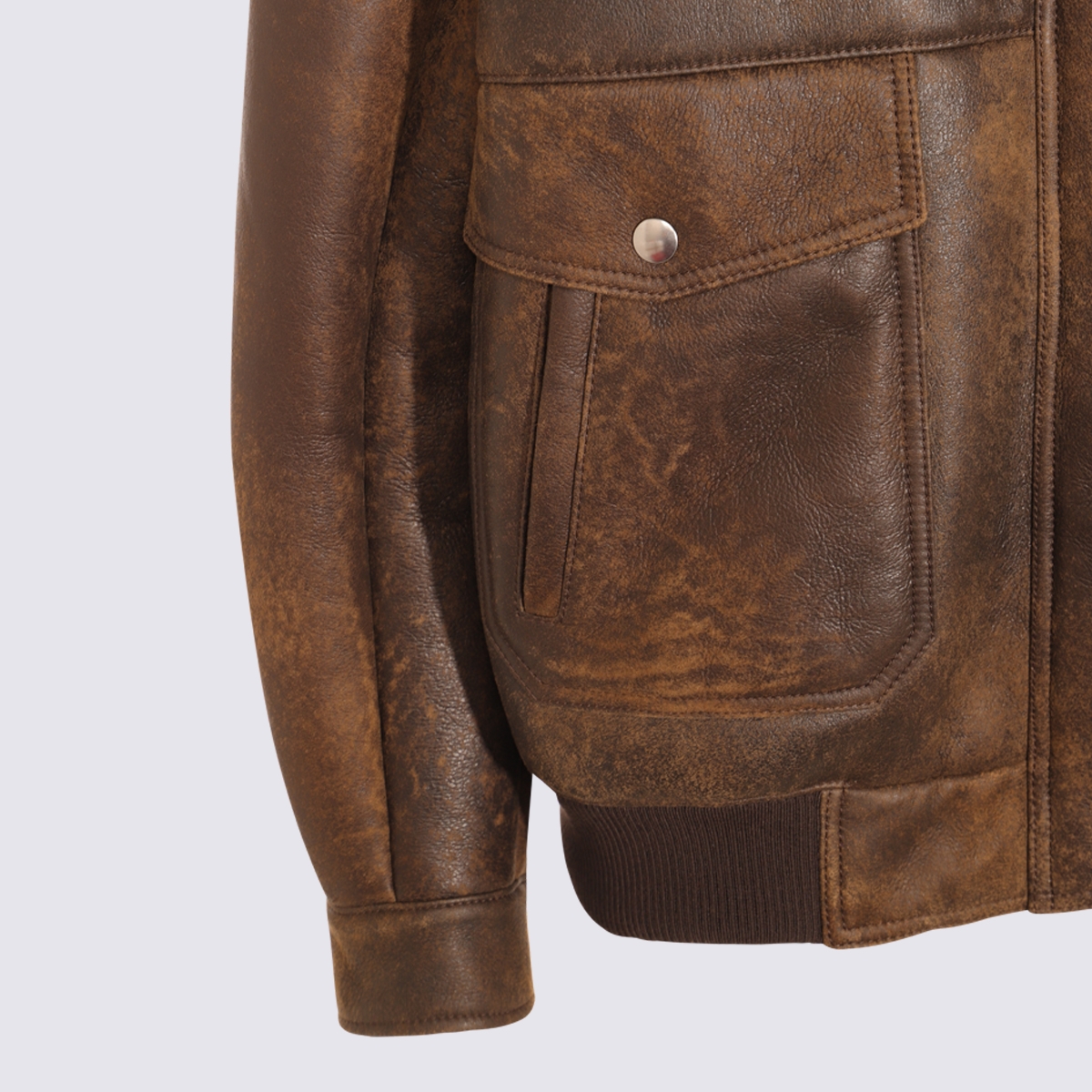 [Miu Miu] Leather Jacket FW25 MPV960172PF0003