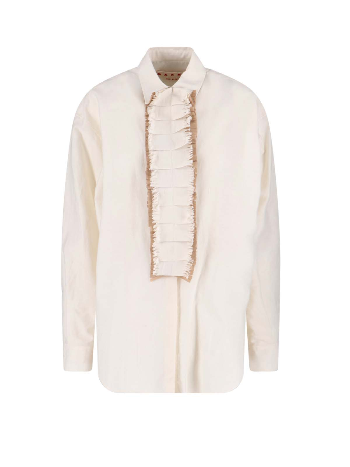 [Marni] Shirts Long Sleeve FW25 CAMA0639QS UTC52600W03