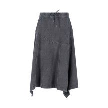 [Our Legacy] Midi skirt FW25 W4256LFBLACK 1000 POINTS PRINT