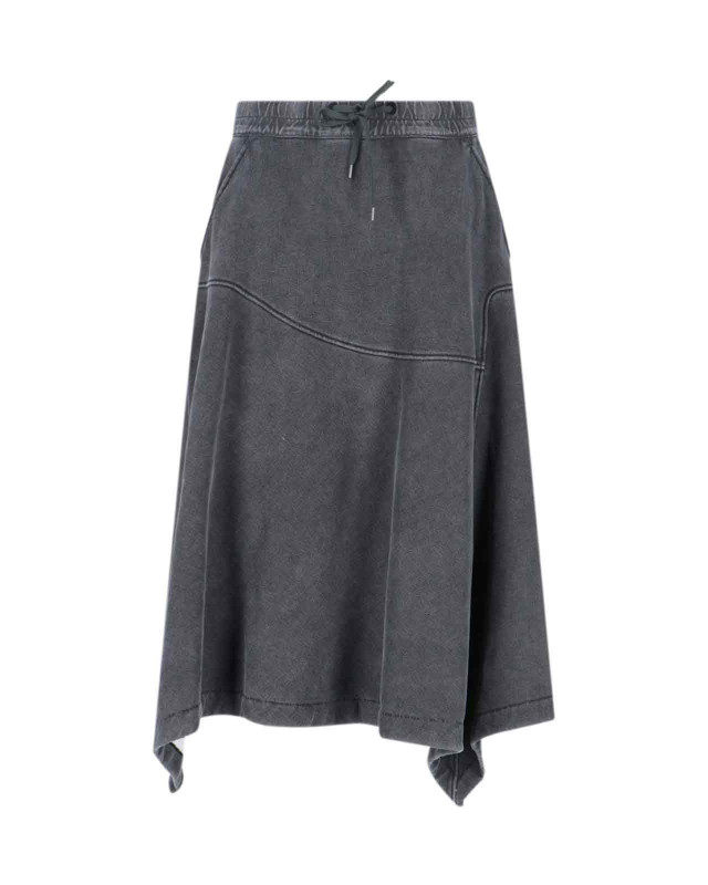 [Our Legacy] Midi skirt FW25 W4256LFBLACK 1000 POINTS PRINT