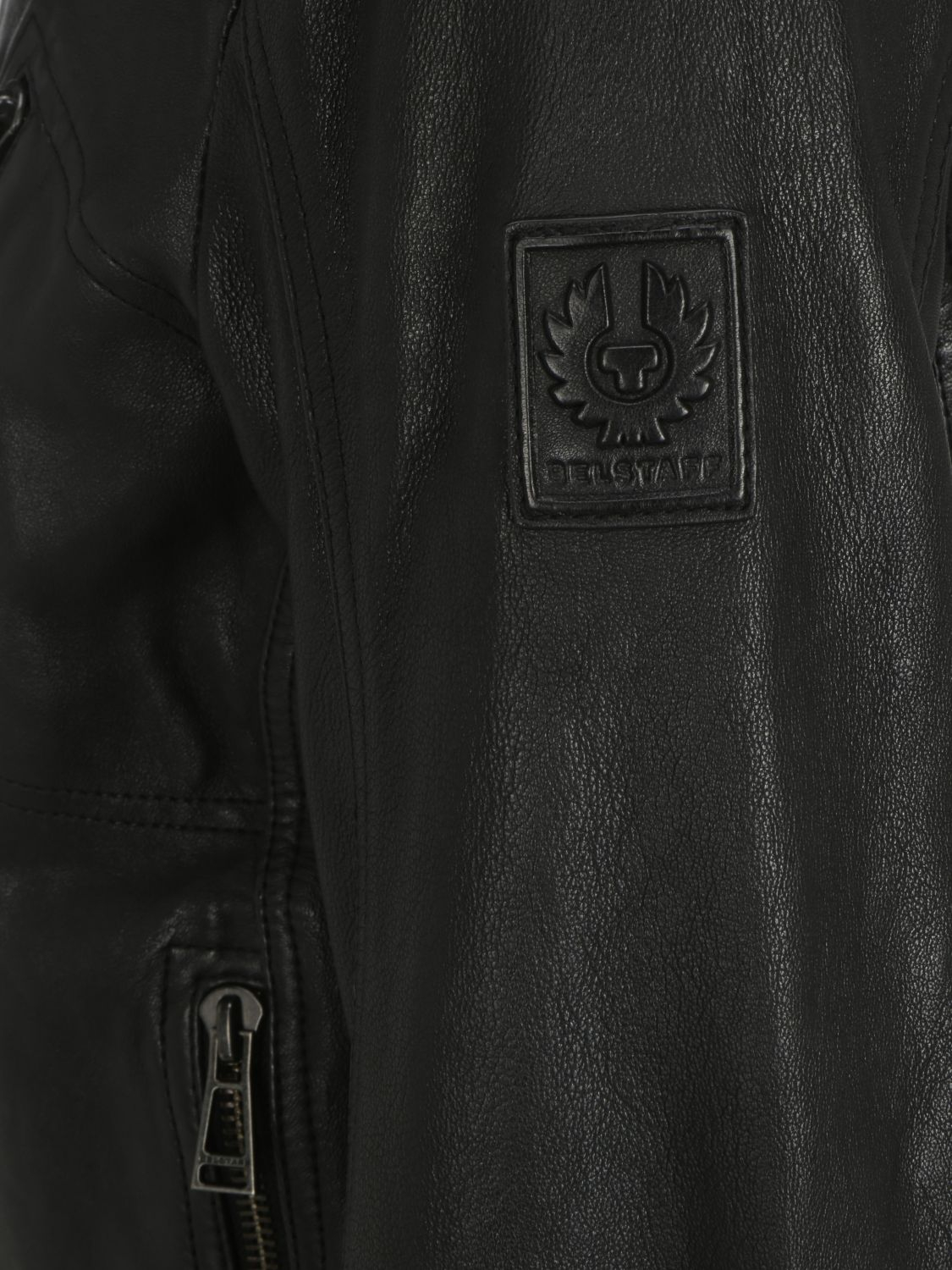 [Belstaff] Leather Jacket SS26 100038 BLACK