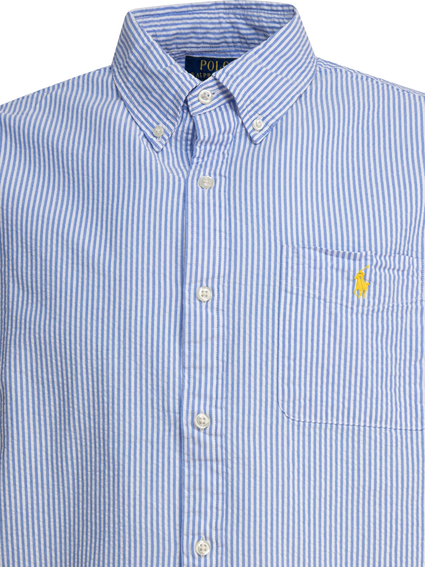 [Polo Ralph Lauren] Shirts Short Sleeve SS25 7109065740022604A BLUE/WHITE