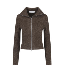 [Our Legacy] Cardigan FW25 W4256SBBROWN SPARSE BUCKLE WEAVE