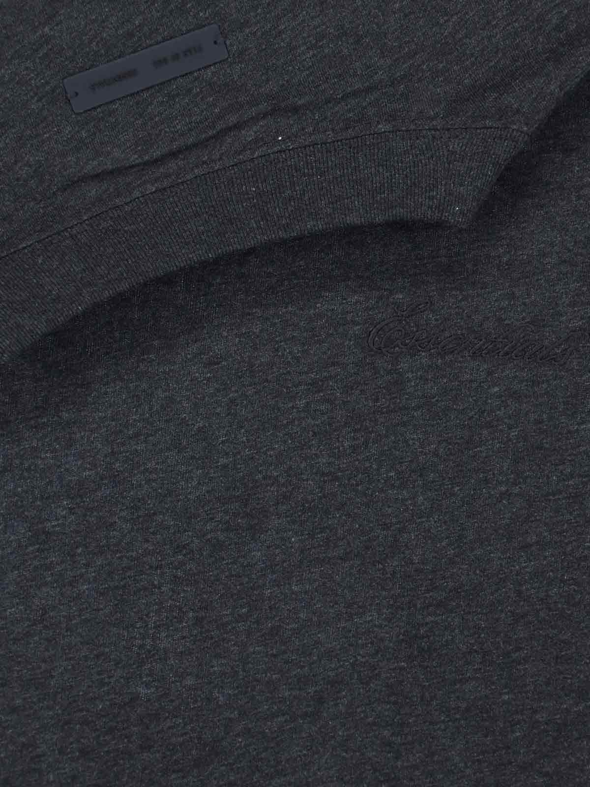 [Fear of God] T-shirts Short Sleeve FW25 125HO254281FVINTAGE BLACK