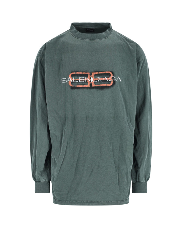 [Balenciaga] T-shirts Long Sleeve FW25 850404 TTVD63004