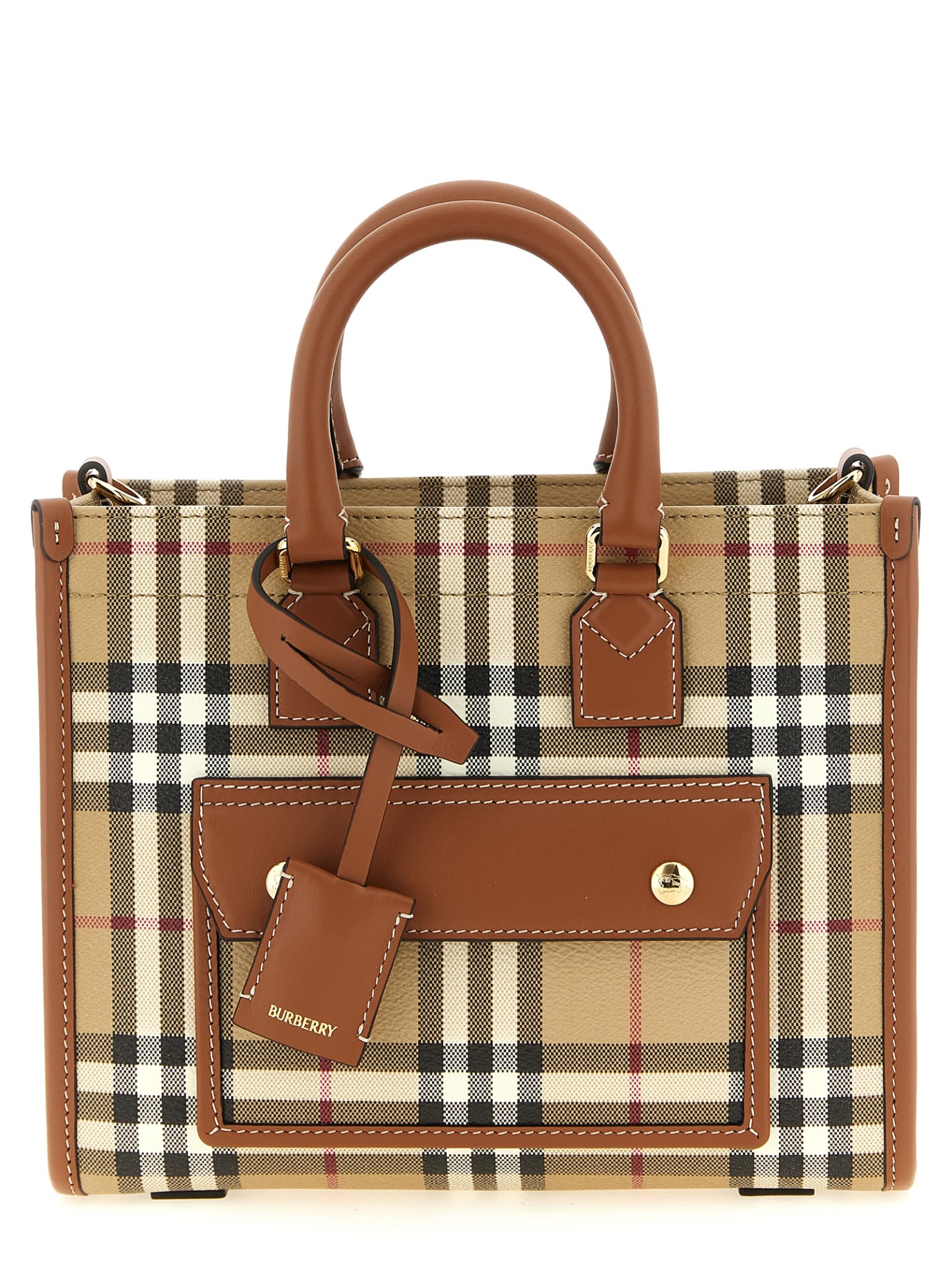 [Burberry] Tote bag FW26 8109793VNTGCHKBRIARBROWN