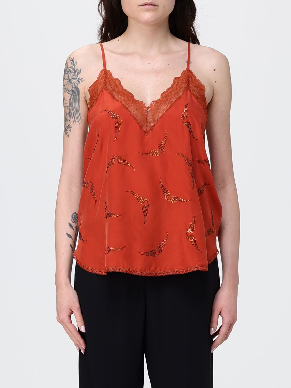 [Zadig & Voltaire] T-shirts Sleeveless SS26 WWCR01310 806