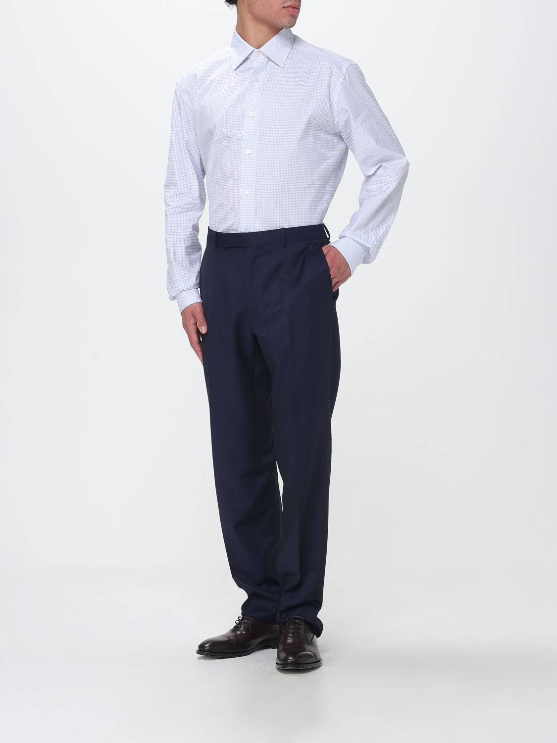 [ZEGNA] Shirts Long Sleeve SS26 9RS4PA301057A3 436