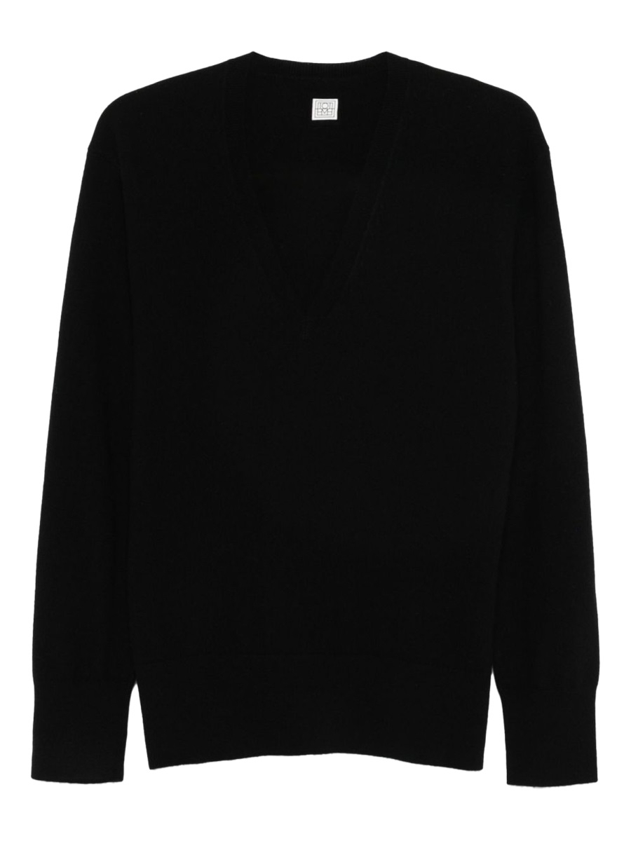 [TOTEME] Sweatshirt FW25 252WRT0521YA0016_BLACK001