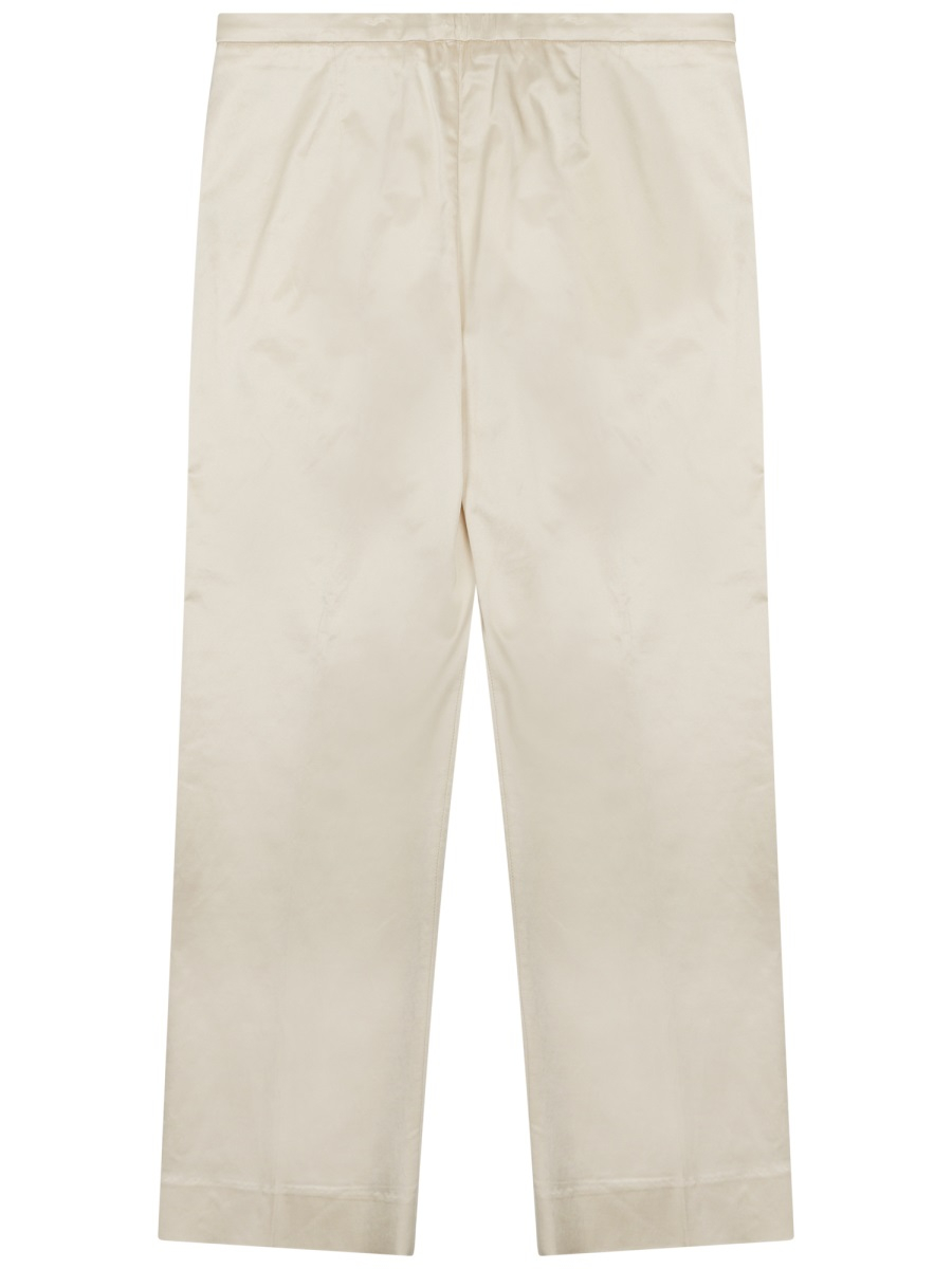 [TOTEME] Pants SS25 252WRB0248FB0391_ECRU116