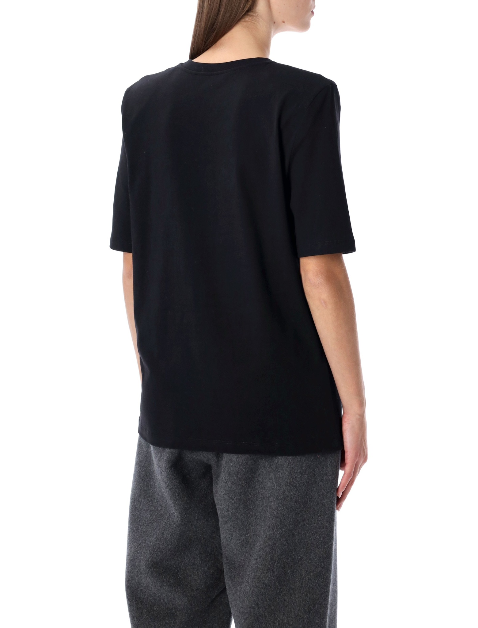 [THE FRANKIE SHOP] T-shirts Short Sleeve SS26 TSFS21180100BLACK