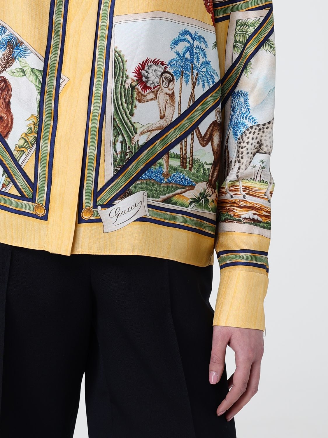 [Gucci] Shirts Long Sleeve SS26 856090ZAUK6 7313