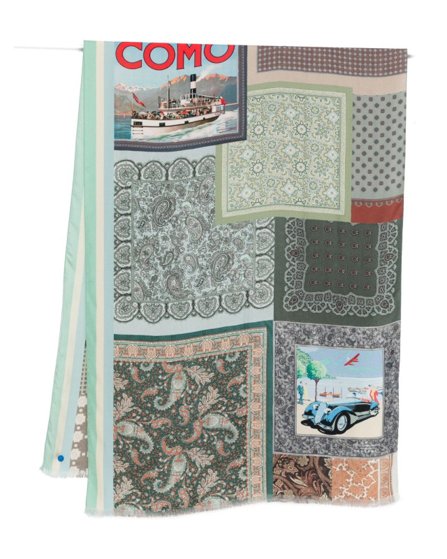 [Pierre Louis Mascia] Scarf FW25 ALOE/SW-065X200A105-1842883