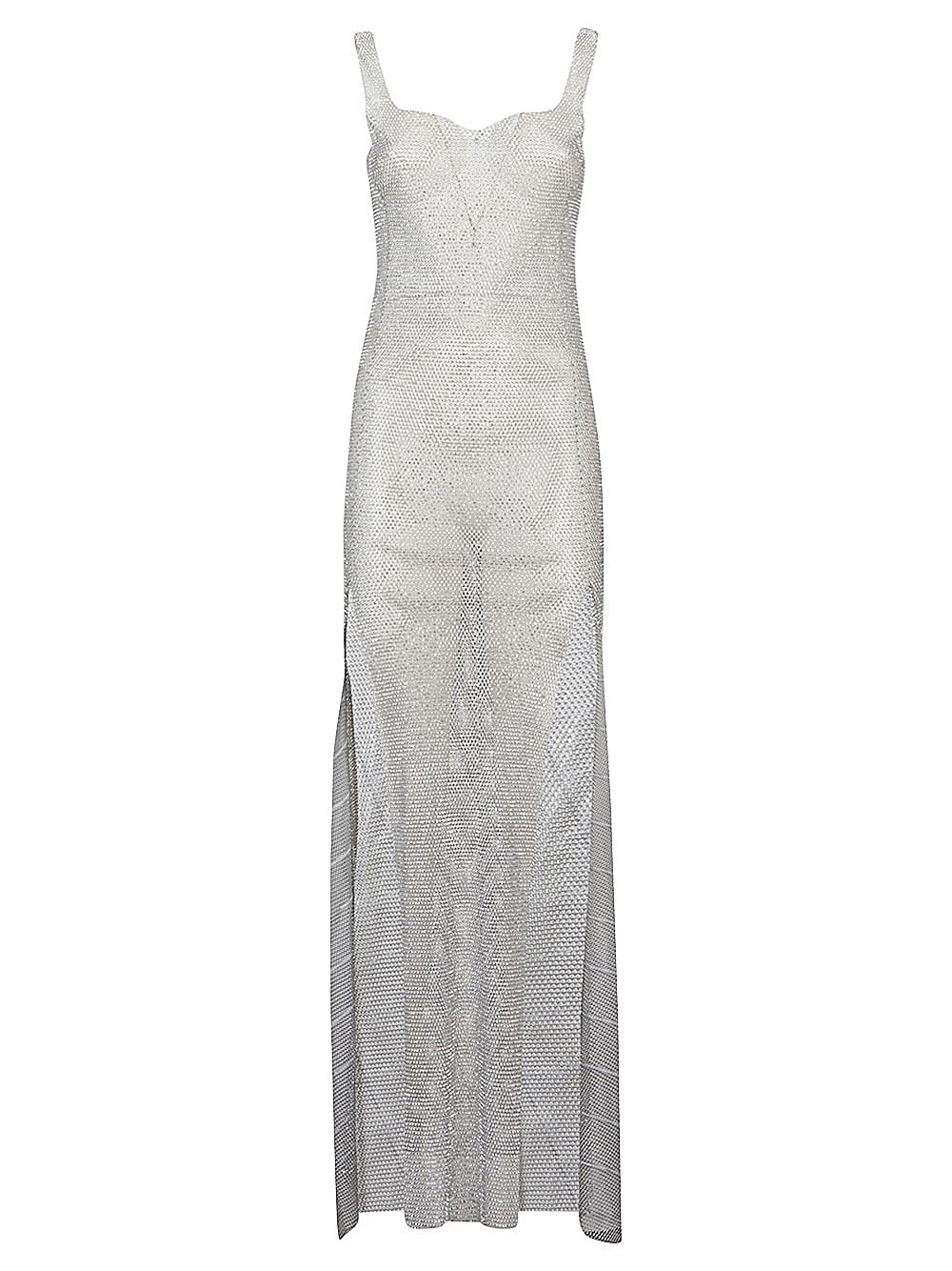 [SANTA BRAND] Sleeveless dress FW23 MAXISUNDRESSSILVERWHITESTONE