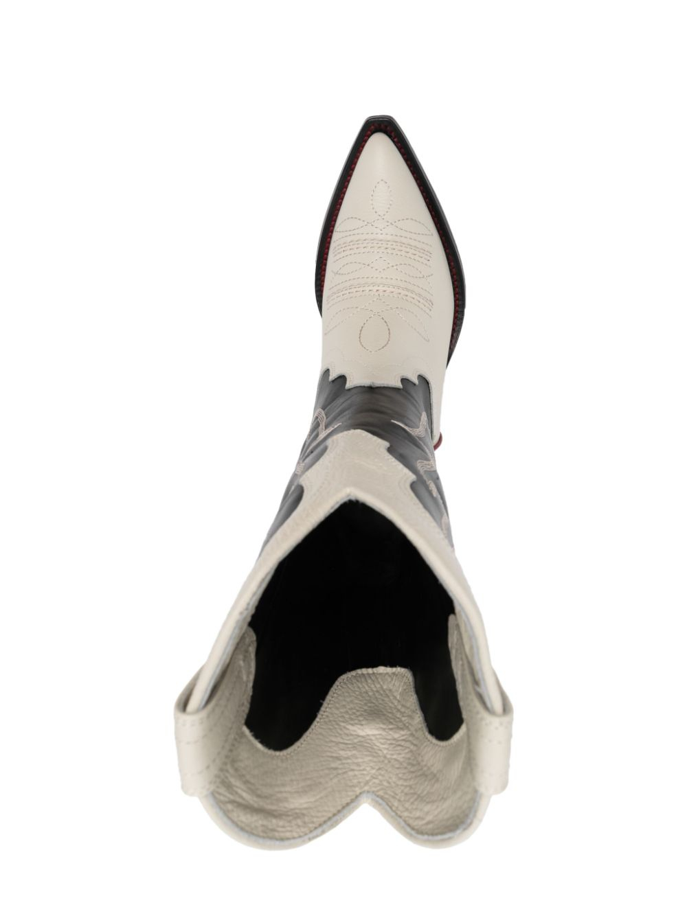 [SONORA] Long Boots FW23 SANTAFEMAXIFLOWER35VACCHETTABLACK/WHITE