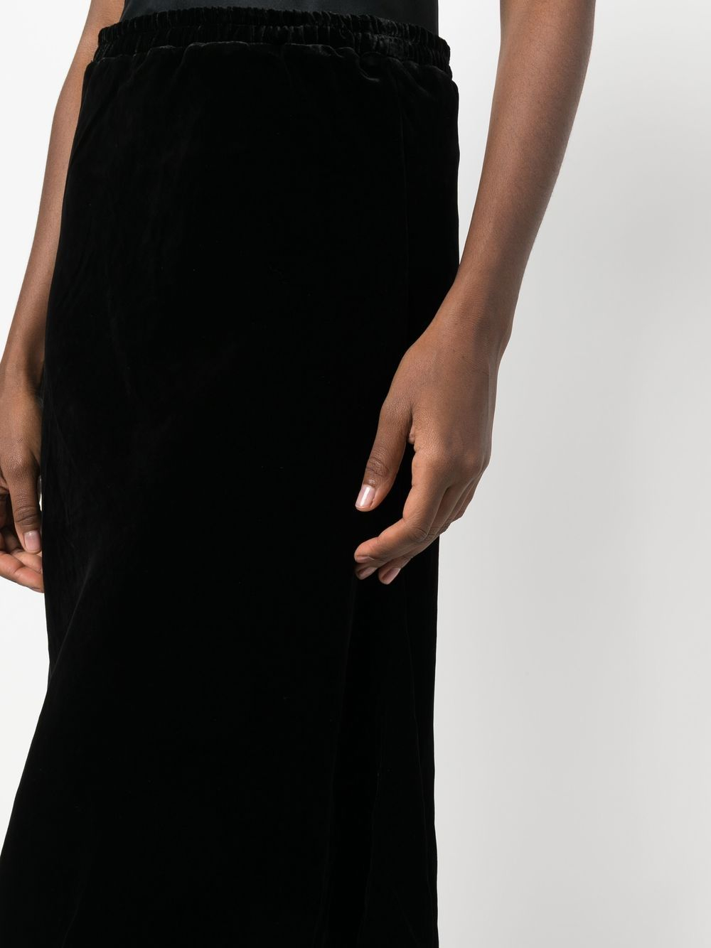 [GOLD HAWK] Midi skirt FW23 GH4676BLACK