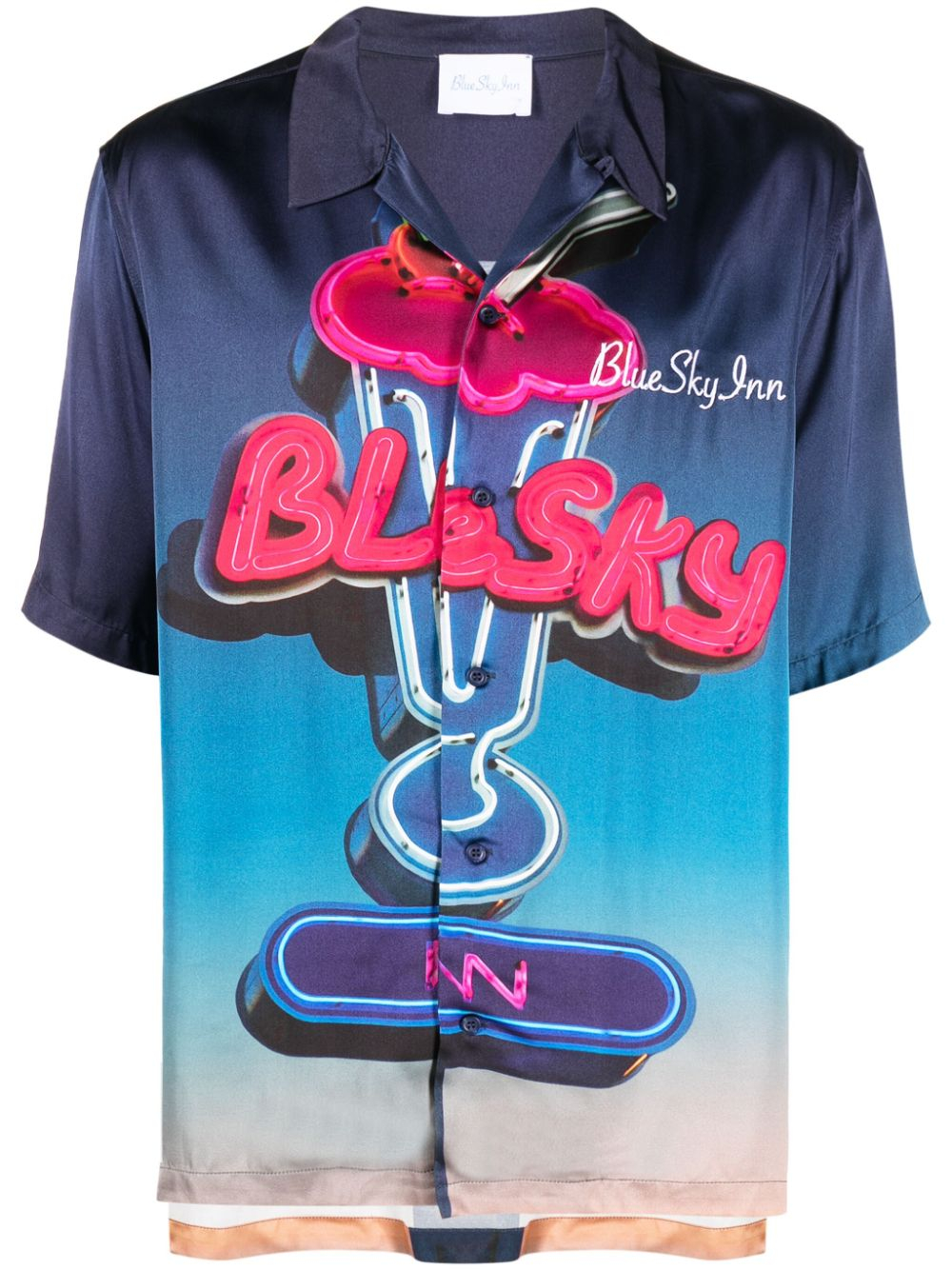 [BLUE SKY INN] Shirts Short Sleeve FW23 BS2302SH040PRINTMIL