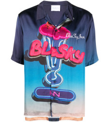 [BLUE SKY INN] Shirts Short Sleeve FW23 BS2302SH040PRINTMIL