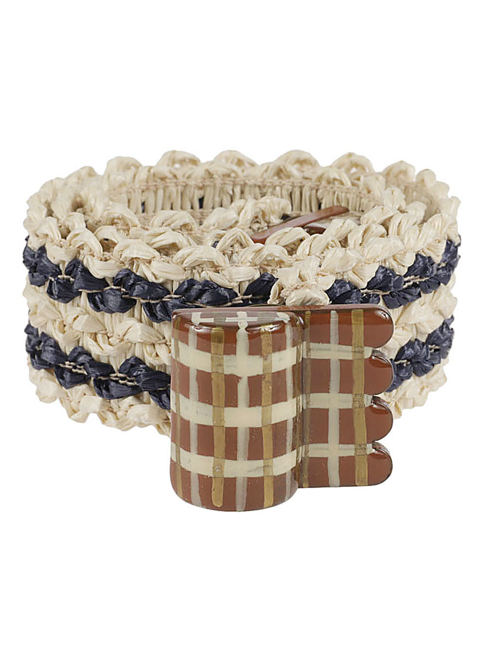 [Exquisite J] Belt SS23 CN758ECRUBLU
