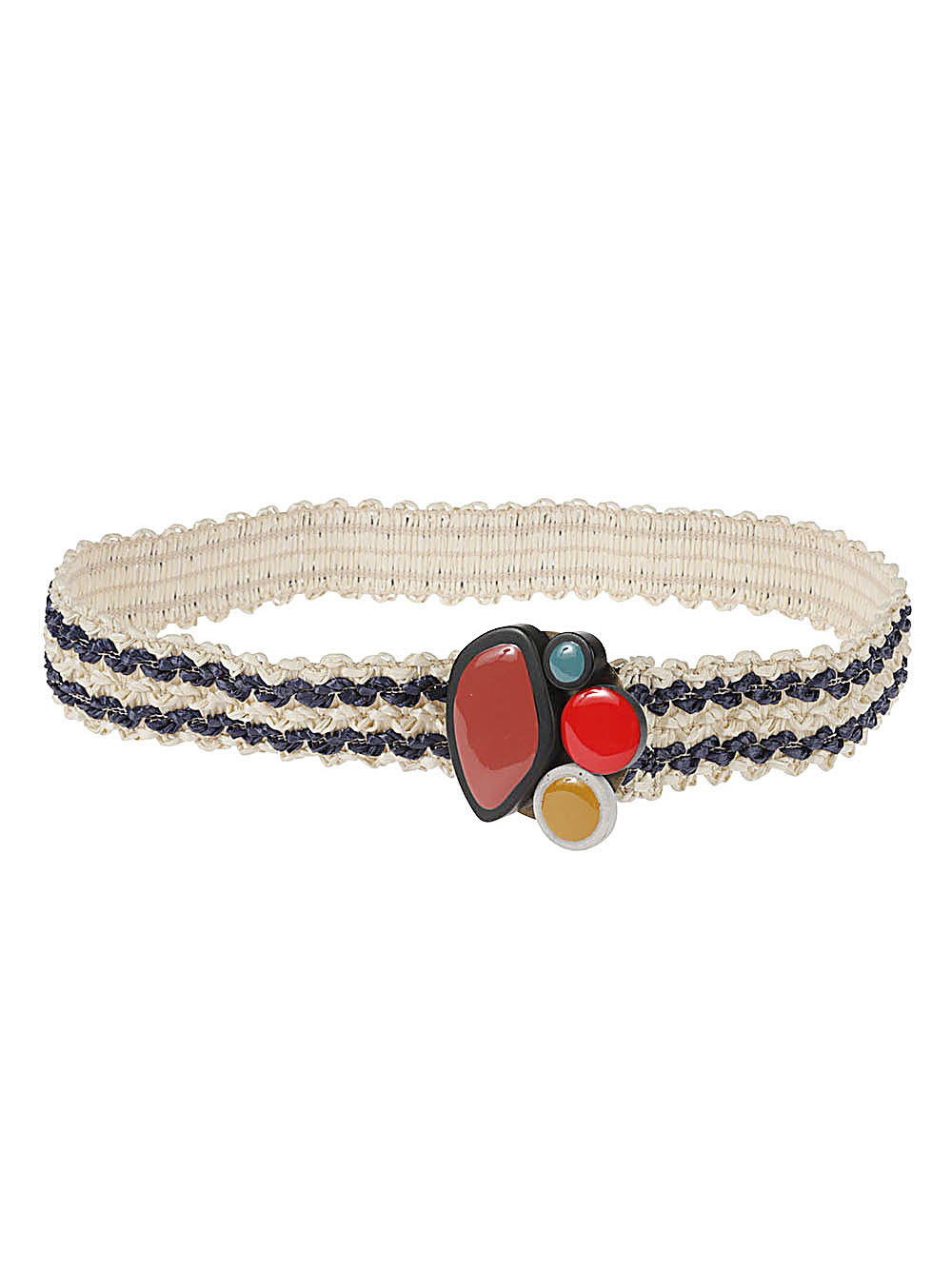 [Exquisite J] Belt SS23 CN748ECRUBLU