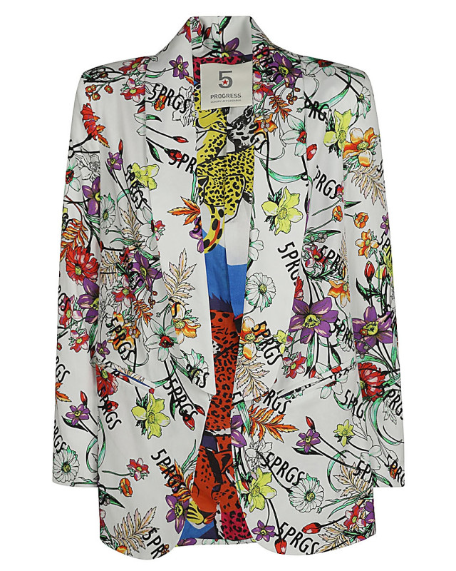 [5progress] Jacket SS23 9019FLORAWHITE
