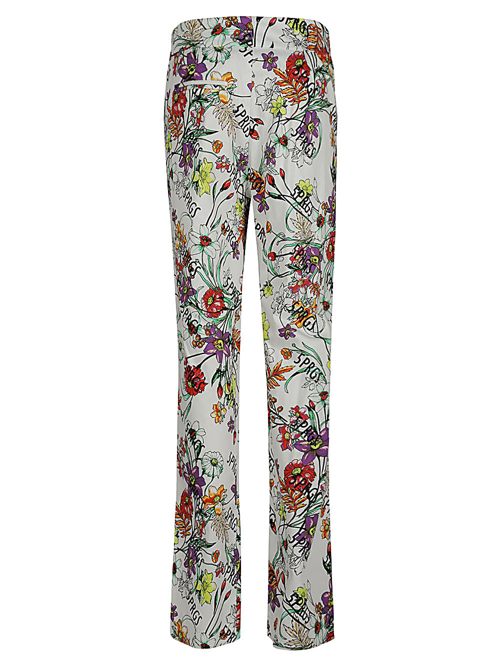 [5progress] Trousers SS23 9020FLORAWHITE