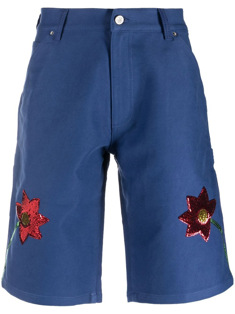 [SKY HIGH FARM WORKWEAR] Shorts SS23 SHF03P011BLUE