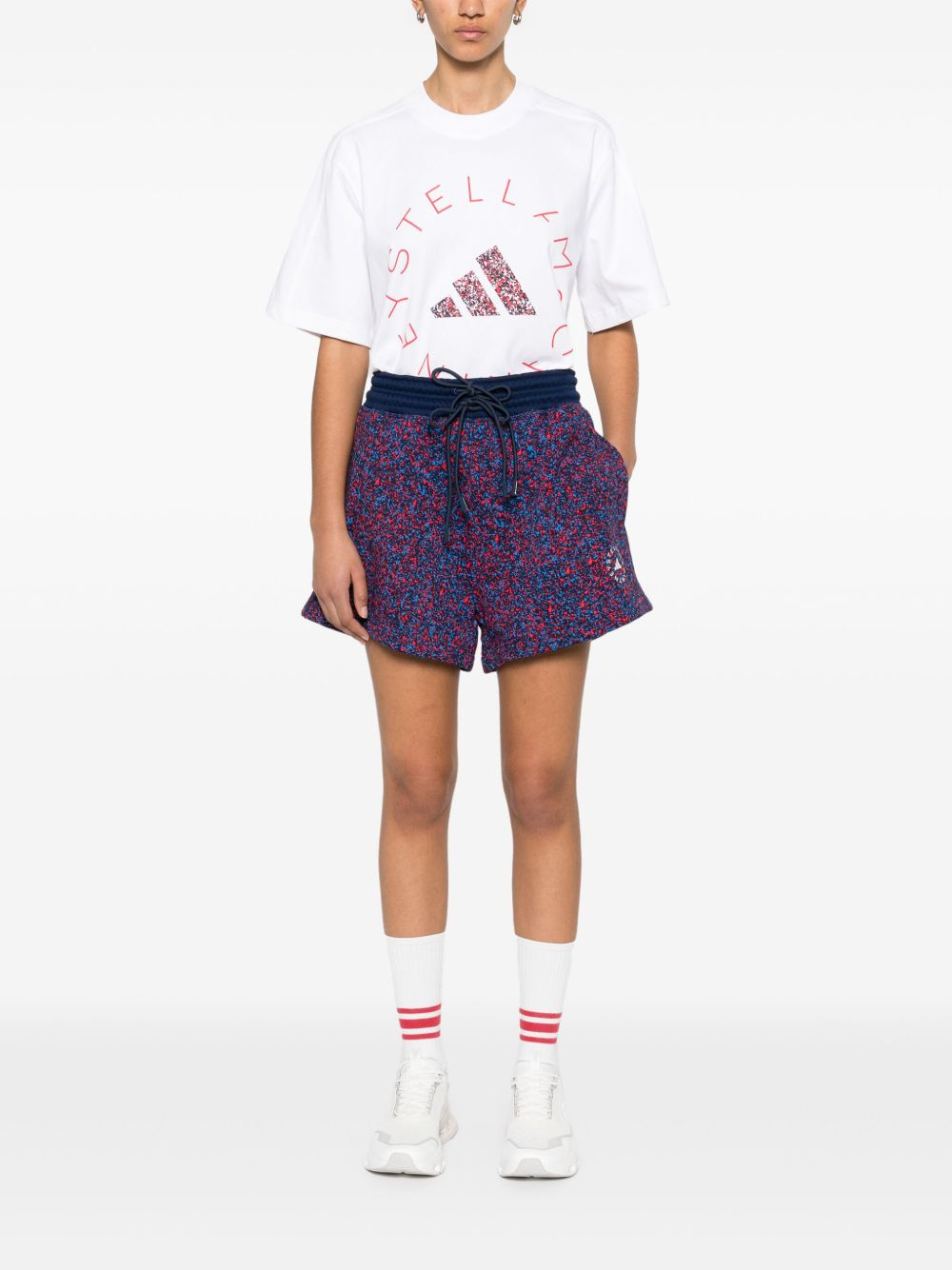 [Adidas By Stella McCartney] Shorts SS25 JG3608TENABL/ACTRED/BAHBLU