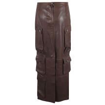 [FERMAS.CLUB] Midi skirt FW23 CARGOSKIRTCOFEE