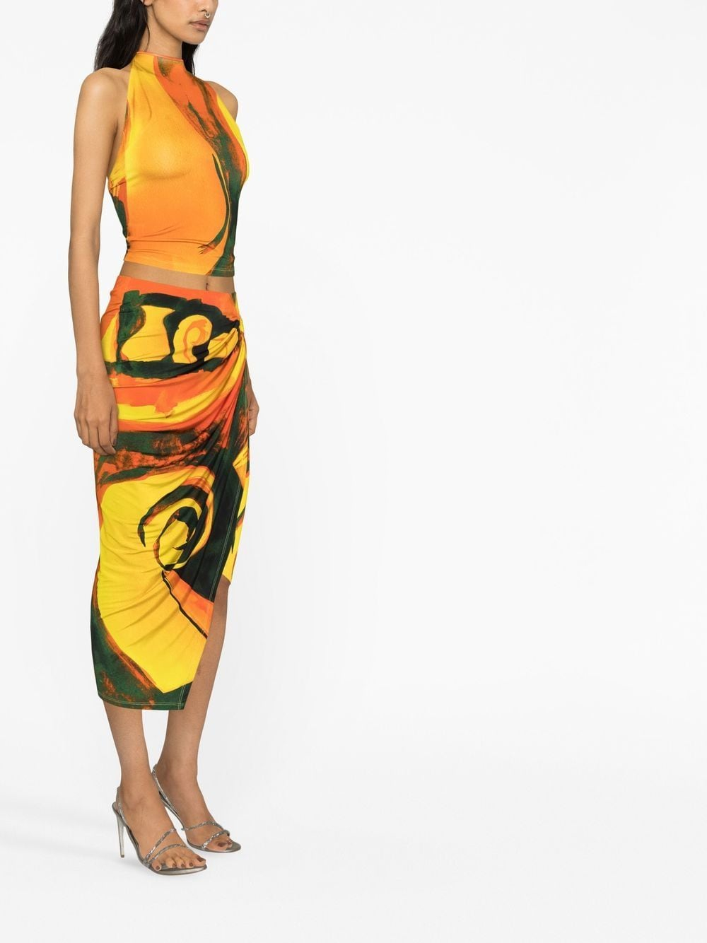 [LOUISA BALLOU] Midi skirt SS23 1151012001