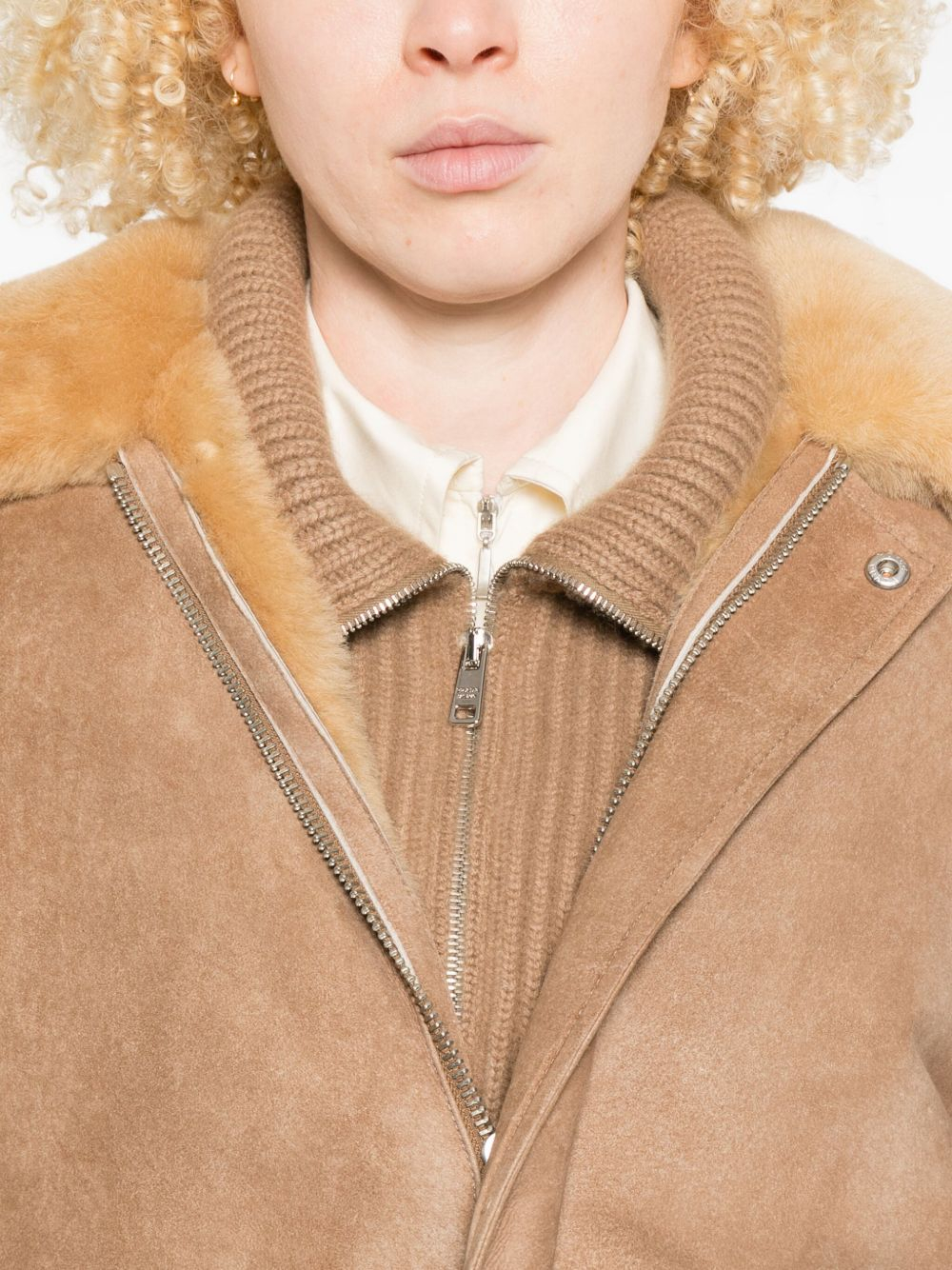 [Prada] Leather Jacket FW25 58A237172LF0065
