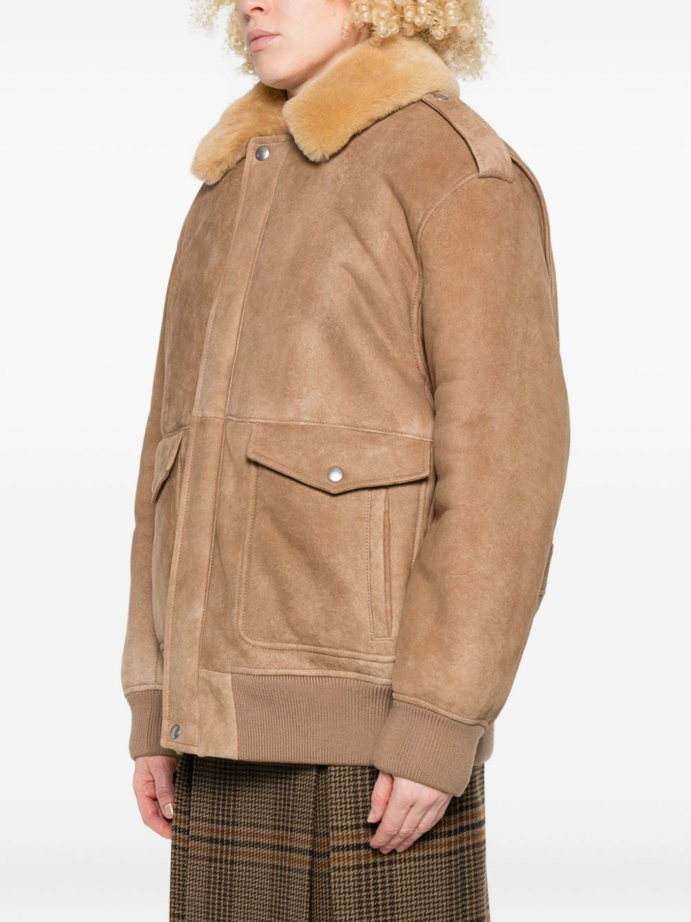[Prada] Leather Jacket FW25 58A237172LF0065