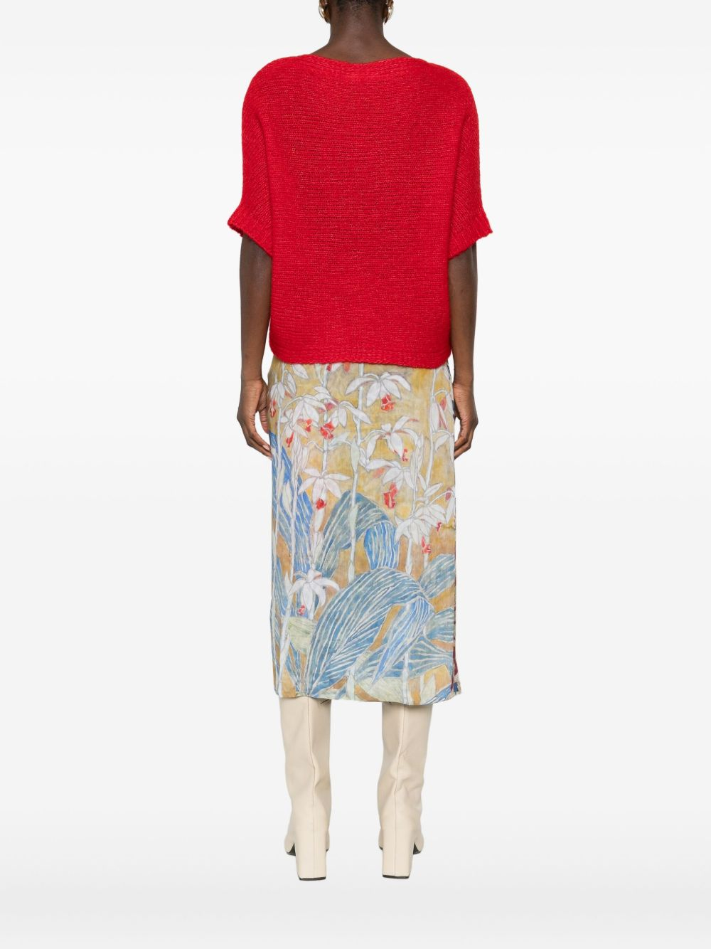 [TALKING WALLS] T-shirts Short Sleeve FW25 TW2202LIPSTICKRED