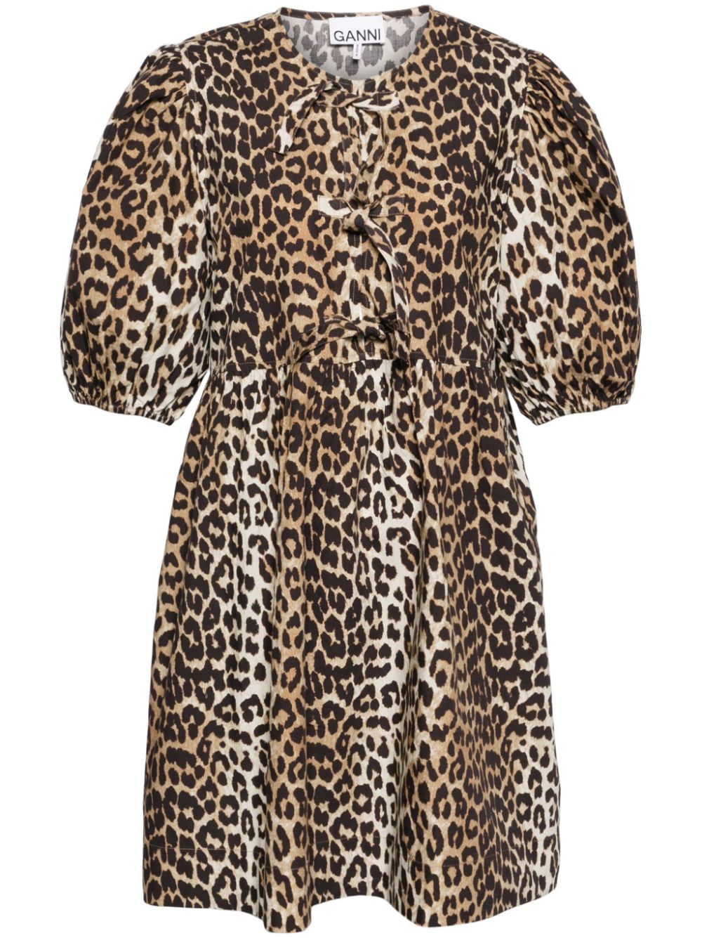 [GANNI] Short sleeve dress FW25 F9758943