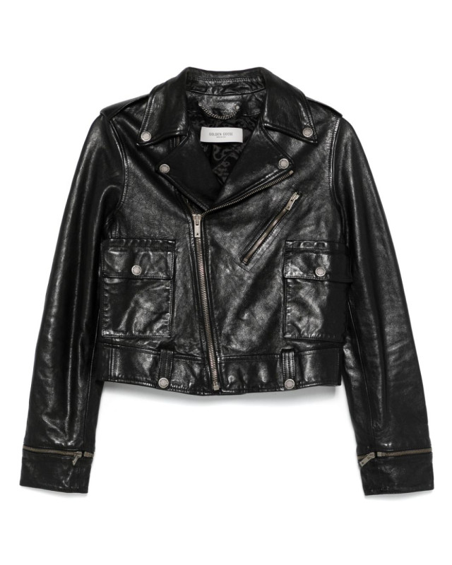 [Golden Goose] Leather Jacket SS25 GWP02137P00119590100