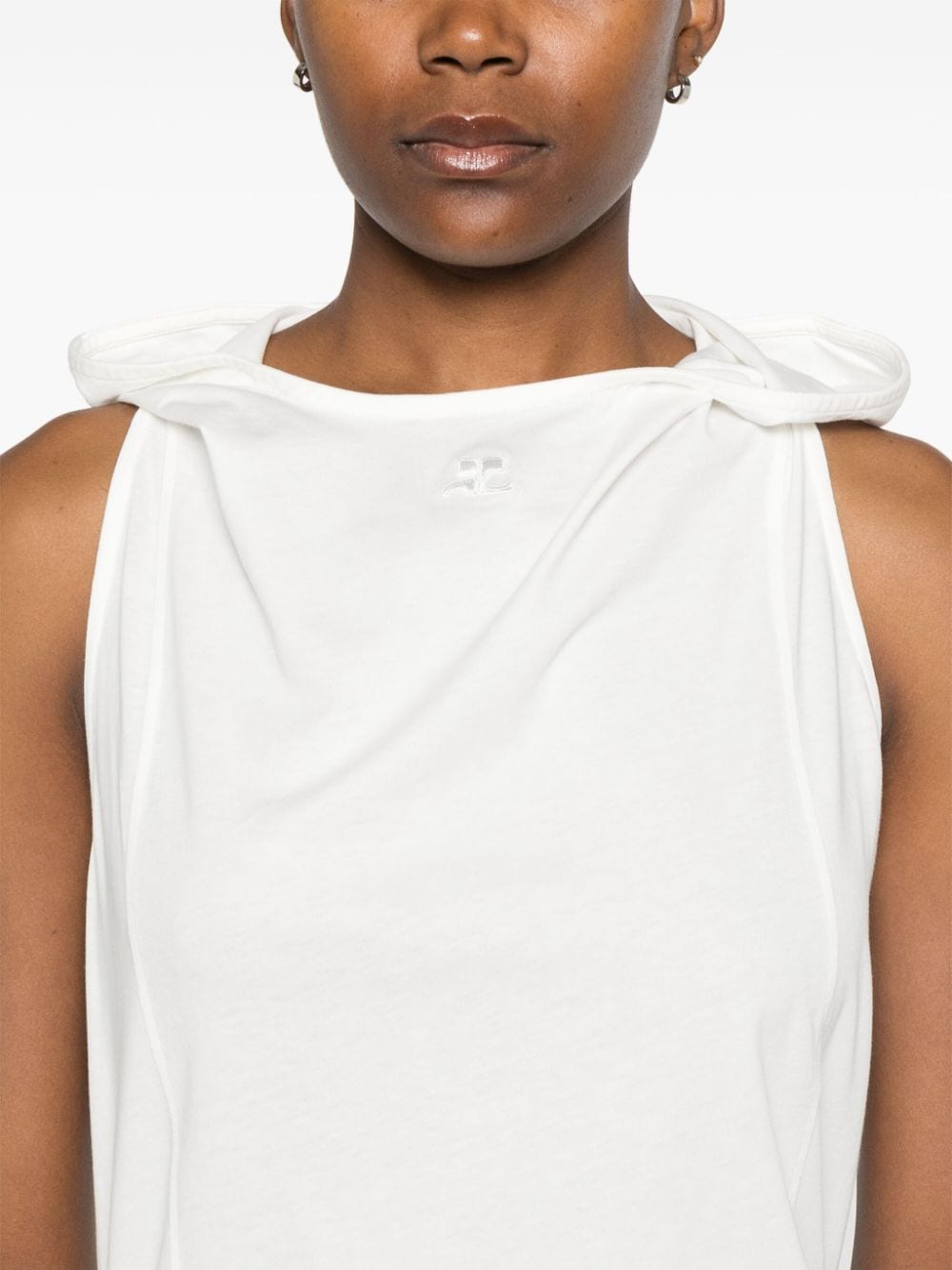 [Courreges] T-shirts Sleeveless FW24 424JDE091JS01750001