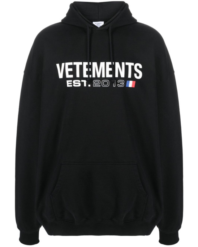 [Vetements] Hoodie FW23 UE54HD100BBLACK