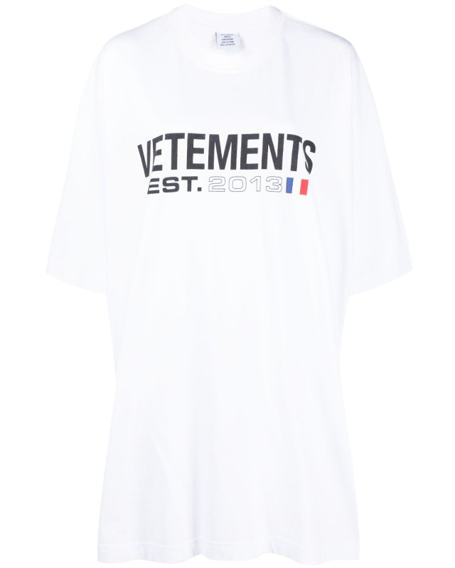 [Vetements] T-shirts Short Sleeve FW23 UE54TR100WDWHITE