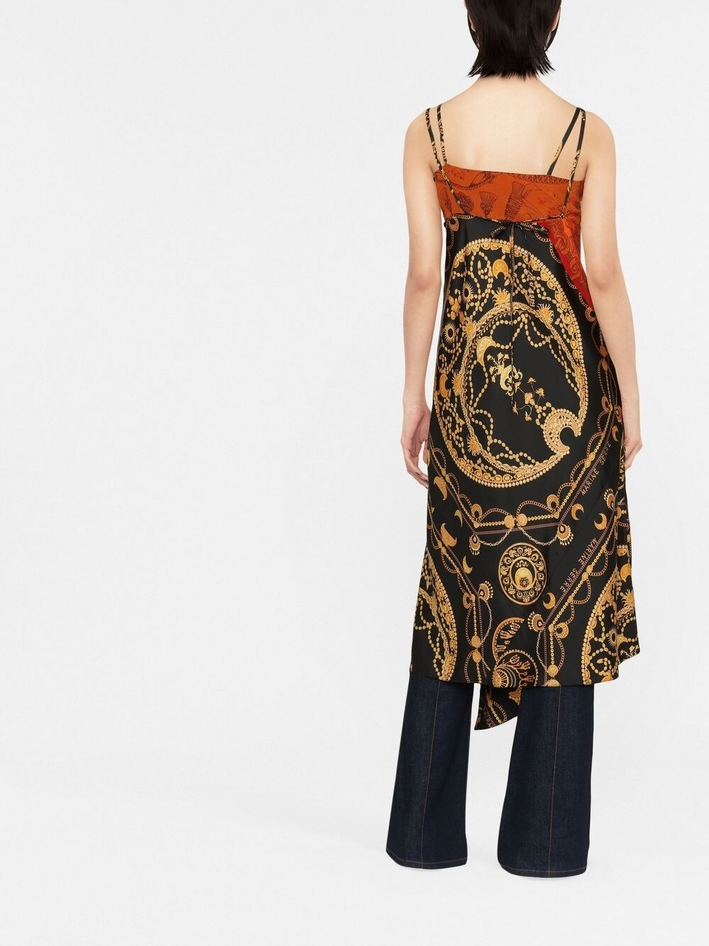 [MARINE SERRE] Sleeveless dress SS23 D183SS23WUWOVSE00100