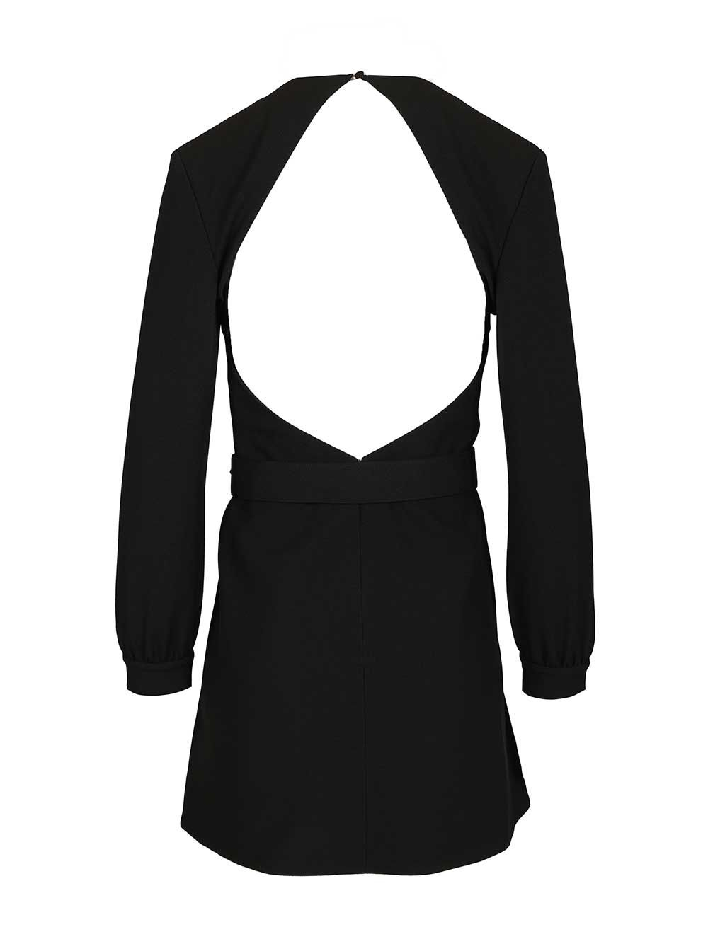 [Saint Laurent] Long sleeve dress FW25 819619Y012W1000