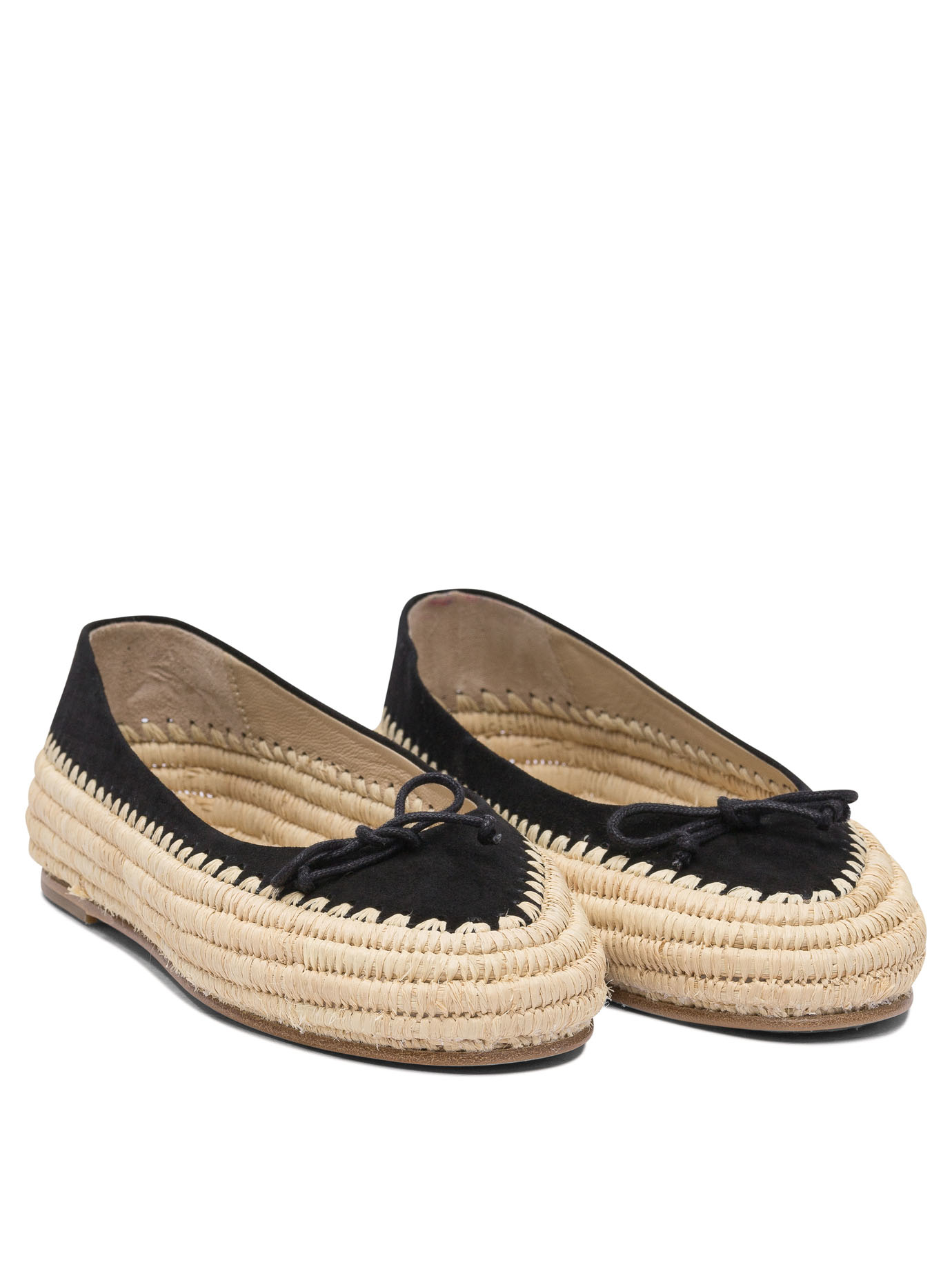 [Paloma Barcelo] Flat shoes SS25 TINAKID SUEDEBLACK