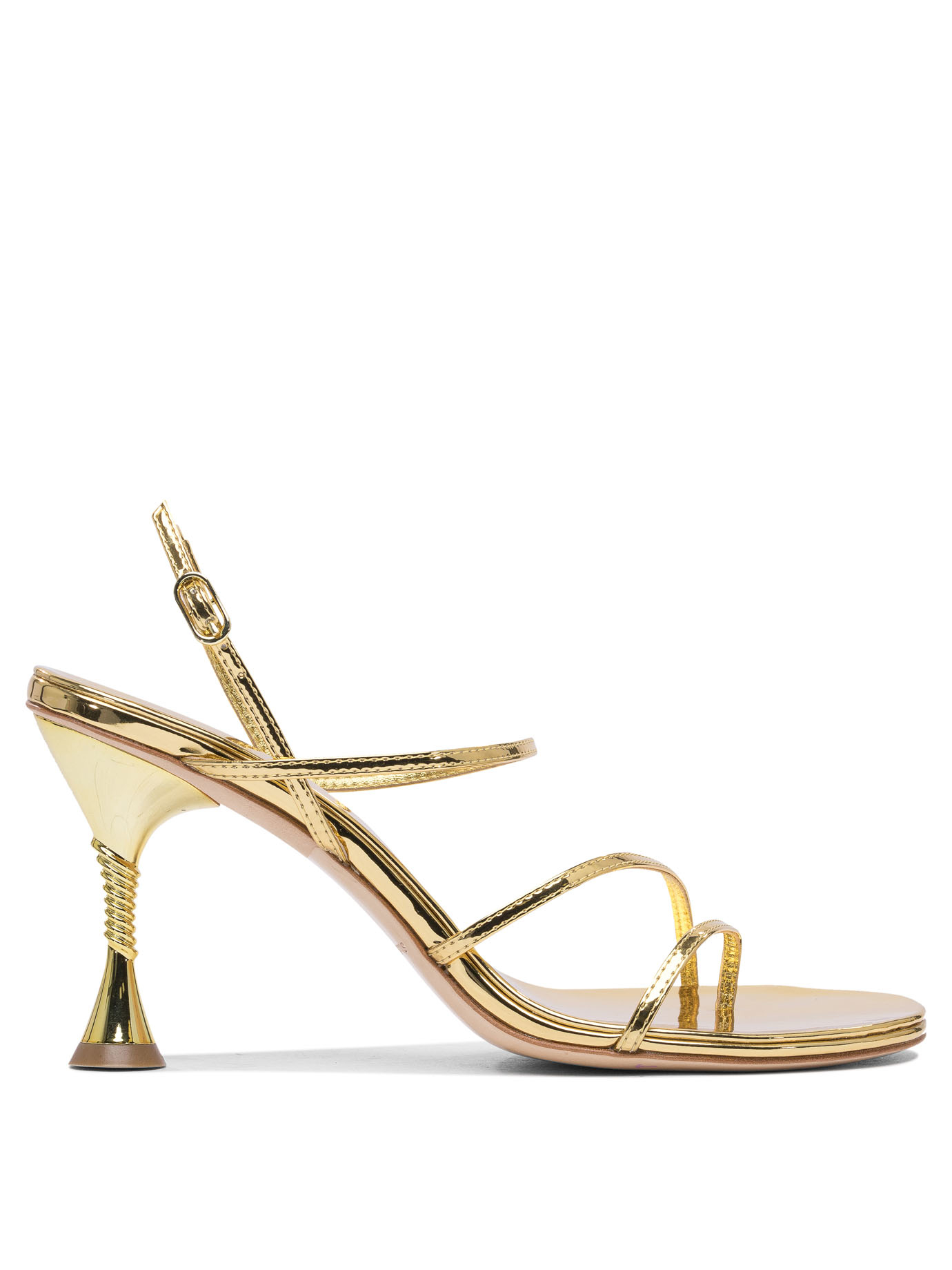 [Studio Amelia] Sandals SS25 F849CFSHELIX 90GLD